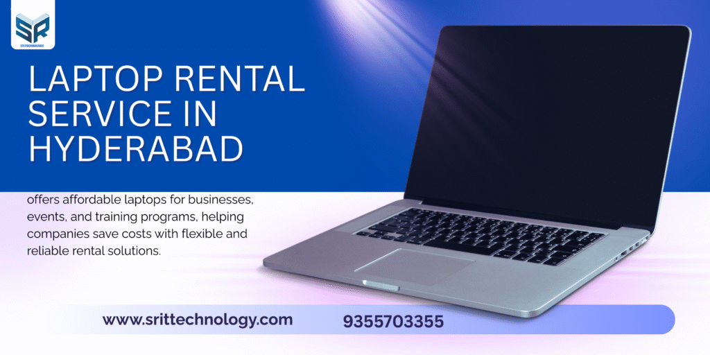 Laptop Rental Service in Hyderabad offers affordable laptops for businesses, events, and training programs, helping companies save costs with flexible and reliable rental solutions.